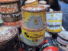 Assorted Vintage Paint Tins. Unopened. Job Lot.