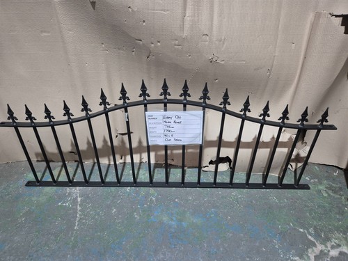 Arched spear top wrought iron - spear,