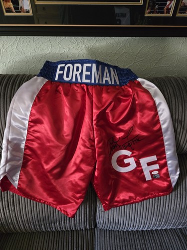 George foreman signed boxing - signed,