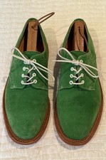 Mark McNairy - New Amsterdam Green Suede Derby Shoe (Bucks) US 11 UK 10 England