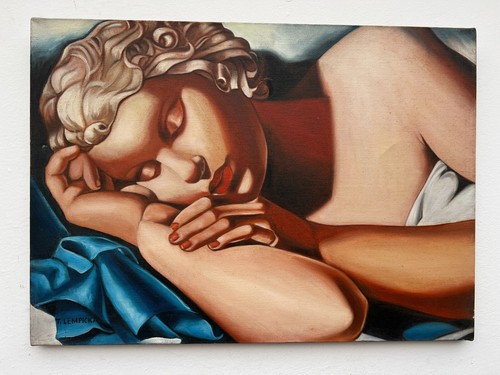 Tamara lempicka - lempicka, (handmade)