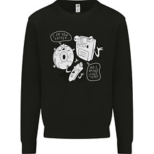 Storage Father Flash Drive CD ROM Floppy Mens Sweatshirt Jumper