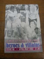 Apr-2002 Fanzine: Aston Villa - Heroes And Villains Issue 096