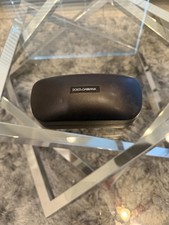 Dolce & Gabbana Black Glasses Hard Case Eyewear Sunglasses Storage Box D&G