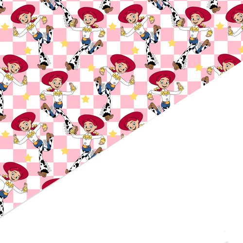 Hair bow printed canvas fabric - canvas,