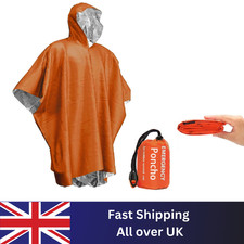 Rain Poncho Waterproof Adult