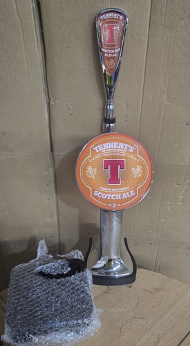 Tennents beer pump - tennents, font