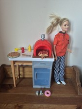 Barbie pizza chef - pizza, doll