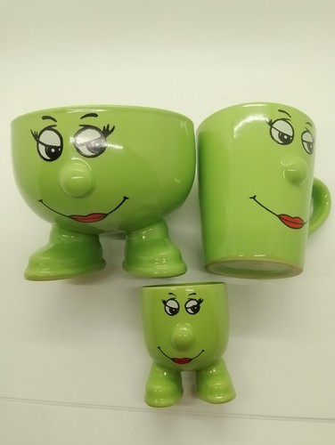 Funny face breakfast - set, mug