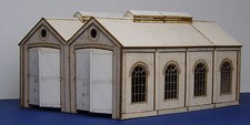 OO/4mm Modular engine shed