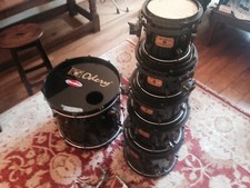 Odery Studio Masters Drumset (ex-owned by Airto Moreira) 6pc:  22,8,10,12,14,16