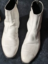 Mens White Elvis Tribute Boots