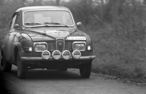 Saab 1968 rally car - saab,