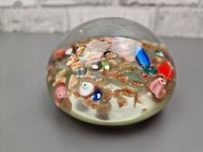 Monart Scotland Art Glass Paperweight Paul Ysart ? Displayed, Beautiful Piece 
