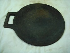 welsh bake stone heavy cast iron gypsy Romany  reenactment sealed knot campfire