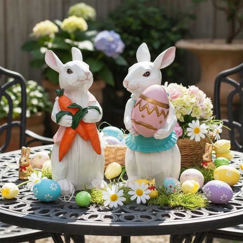 Set rabbit figurines - set, 2