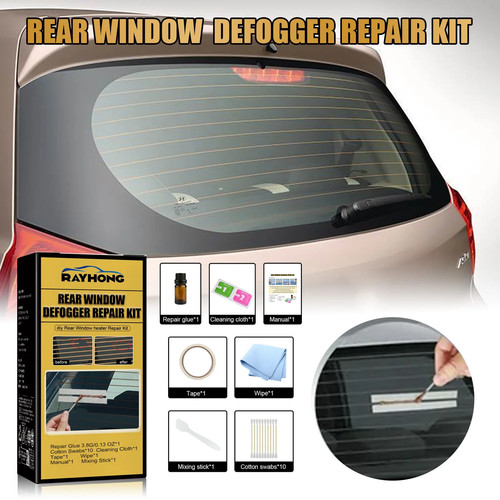 Rear window defogger repair - window,