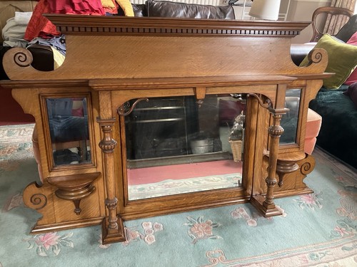 Antique oak 1895 over - oak,