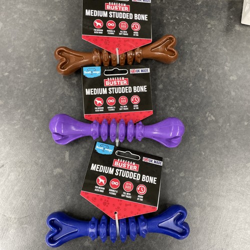 Medium studded dog - dog, bone