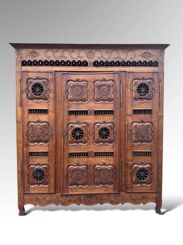 Antique french breton carved - french,