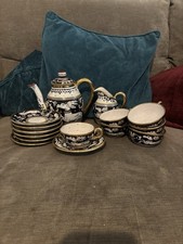 Italian Ceramic Tea Set -- Labor Deruta