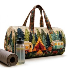 Hippie Van Quilted Duffle Bag