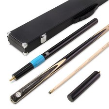 PRO147 Grey Windsor 57 Inch 2 Piece Snooker Pool Cue and Case Set 9.5mm Tip