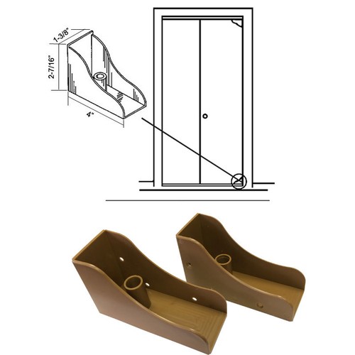 Closet door savers fold - door, bi-fold