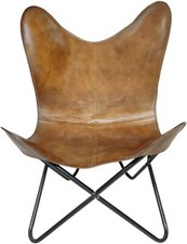 Genuine leather butterfly - genuine,