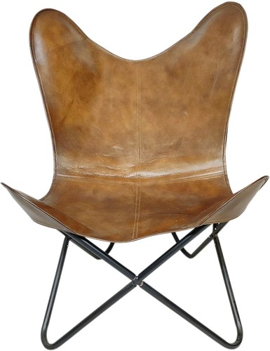 Genuine leather butterfly - genuine,
