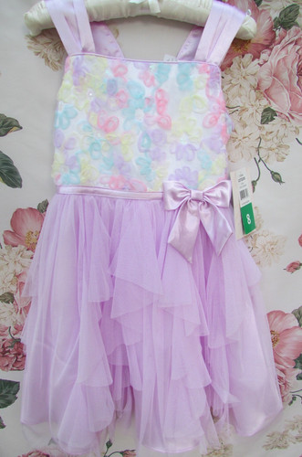 Bnwt lavender frilled tulle - lavender,