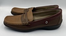 Hotter Etna Tan Loafers Comfort Concept UK 5.5 Std EU 38.5 Slip On Shoes New