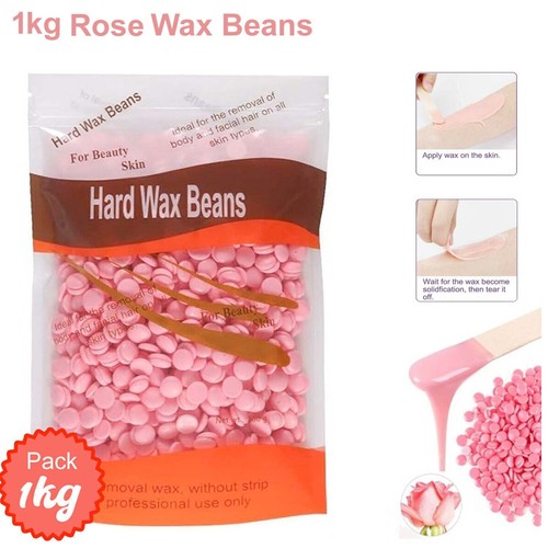 Depilatory hard wax - beans, rose