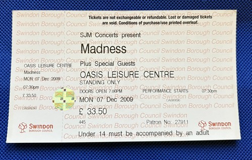 Madness ticket original - madness,