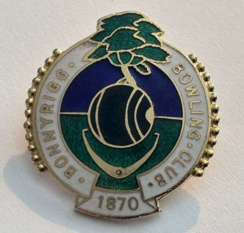 Bonnyrigg bowling club lapel - bonnyrigg,