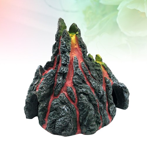Simulated resin volcano - simulated,