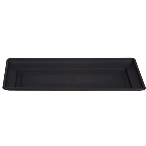 40cm black venetian planter - black,