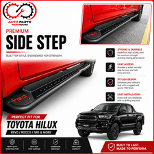 Heavy Duty Black Side Steps