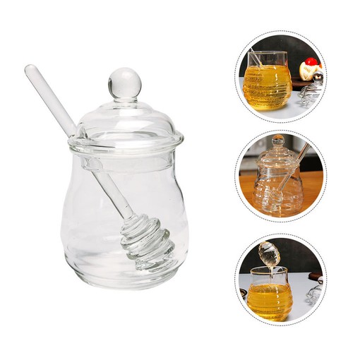 Honey pot dipper - pot,