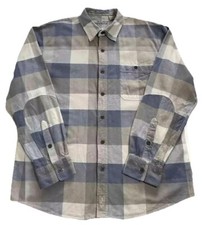 POLARIS RANGER Mens Brushed Cotton Flannel Checked Farming Hunting Shirt Size XL