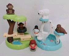 ELC Happyland Monkey & Polar Island's - Tots Town Figure & Happyland Animals