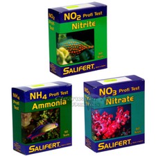 SALIFERT TEST KIT SET MARINE REEF SALTWATER CORAL AQUARIUM FISH TANK NH3 NO2 NO3