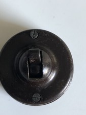 VINTAGE BAKELITE  AND CERAMIC LIGHT SWITCHES. TEMCO