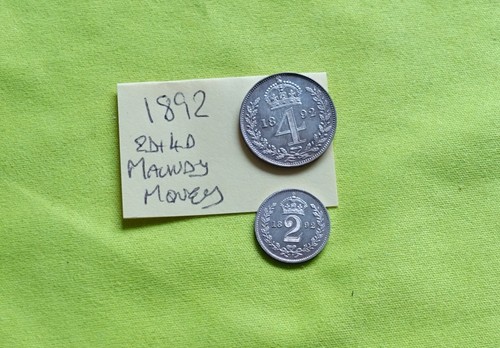 1892 four pence silver - 1892, 2p