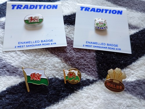 Wales enamel pin badges - enamel,