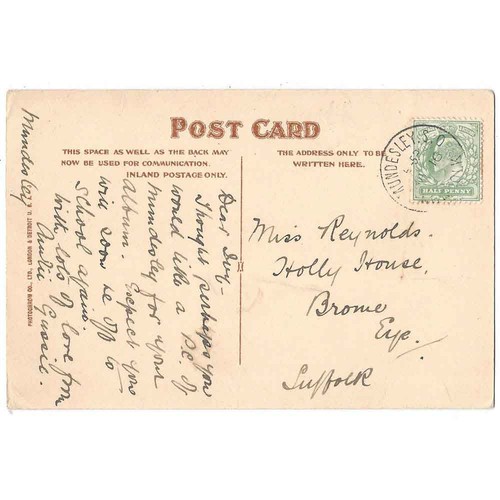 Brome eye suffolk postcard - nr,