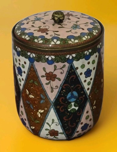 Antique chinese cloisonne tea - antique,
