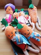 Kevin and Katy Carrot Soft Plush Toy Kevin The Carrot