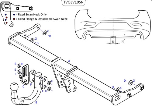Towtrust swan neck automotive - towtrust,