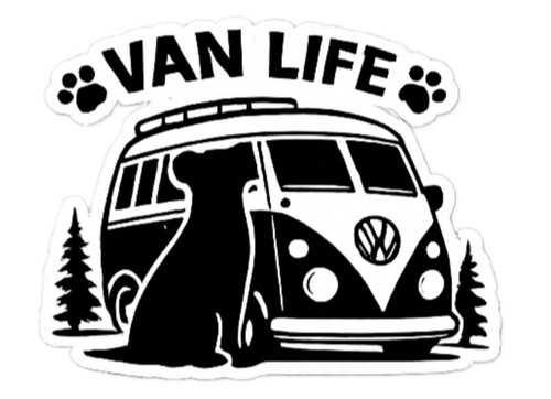 Vanlife campervan decal - vanlife,